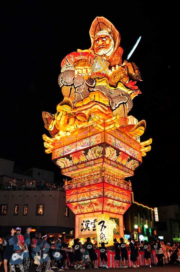 【ぐっと山形(山形県観光物産館)駐車場北西角発】 ヤッテマレヤッテマレ!高さ20m!五所川原巨大立佞武多となまはげ男鹿半島1